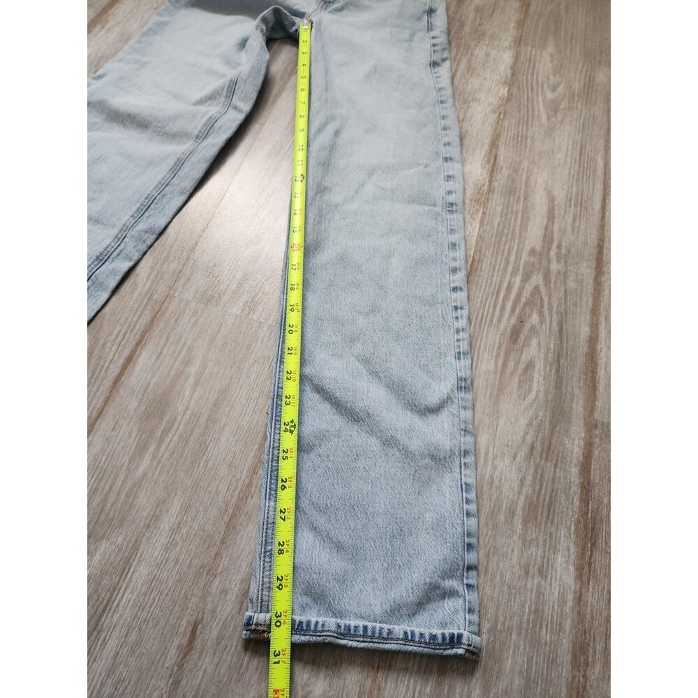 PacSun Stretch 90s Boyfriend Jeans Womens 23 Light Wash High Rise Denim EUC - Picture 9 of 11